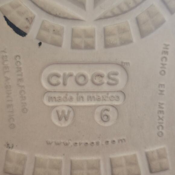 Crocs Women’s Sloane Thong Wedge Sandle Rhinestone, Size 6 - Picture 6 of 6